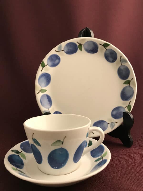 Gustavsberg Retro Prunus Kaffekopp med tefat & Assiette stig lindberg