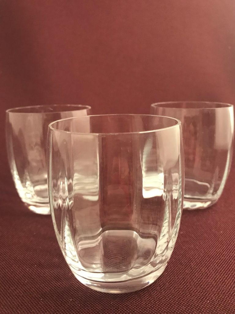 Orrefors - Optica Symphony - 3 st Whiskey glas design Gunnar Cyren