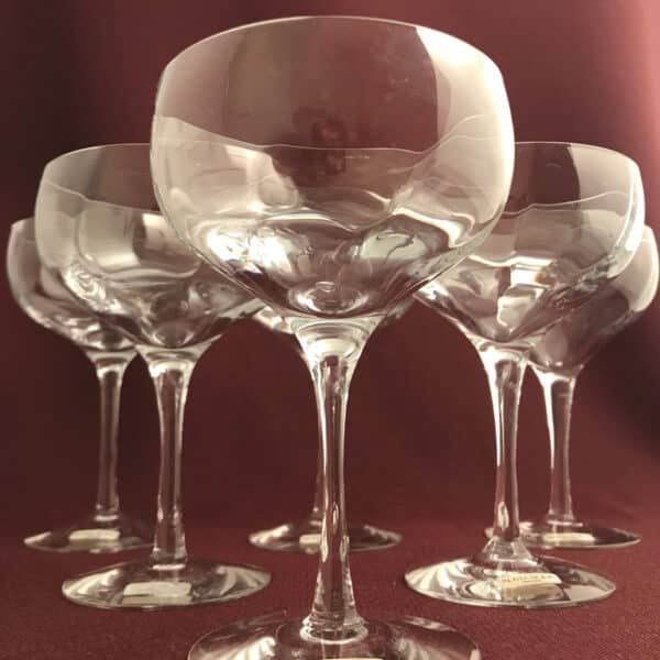 Kosta Boda - Chateau - 6 st champagne / Coupe glas design Bertil Vallien