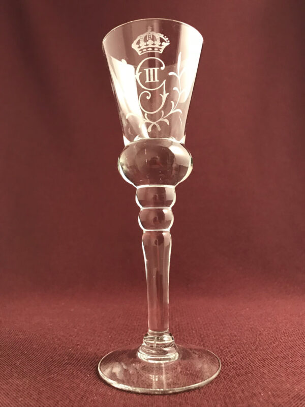 Reijmyre - Gustav III - stort Snaps glas