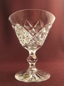 Kosta Boda Tjugo Rut – champagneglas coupe i kristall – design Fritz Kallenberg – vintage