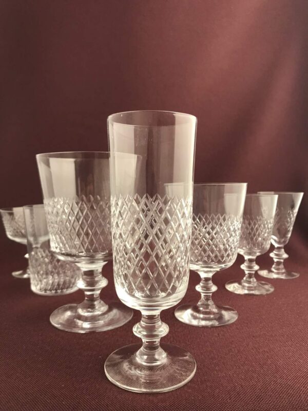 Kosta Boda - Diamant - 6 st champagne glas / strut - Design Vicke Lindstrand