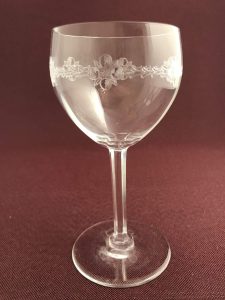 Orrefors Kerstin – vitvinsglas – design Edward Hald – vintage