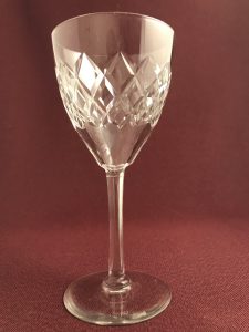Kosta Boda - Astrid - Röd vin glas Designer Fritz Kallenberg