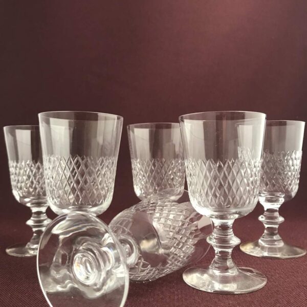 Kosta boda - Diamant - 6 st Stark vin glas design Vicke Lindstrand