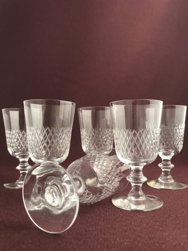 Kosta boda - Diamant - 6 st Stark vin glas design Vicke Lindstrand