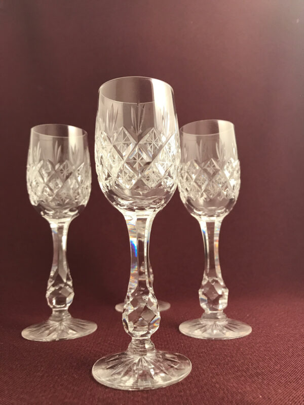 Kosta boda - Pompadour - 4 st Stark vin glas-Fritz Kallenberg