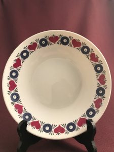 Rörstrand Retro Silja – 6 st djupa tallrikar – design Marianne Westman – vintage