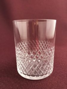 Kosta Boda Safir – whisky- och selterglas – design Fritz Kallenberg – vintage