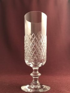 Kosta Boda Diamant – champagneglas strut i kristall – design Vicke Lindstrand – vintage