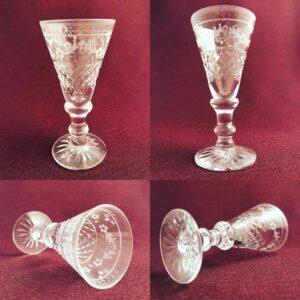 Kosta Boda Elvira Madigan – snapsglas – design Fritz Kallenberg – vintage