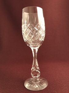 Kosta Boda Pompadour – rödvinsglas – design Fritz Kallenberg – vintage