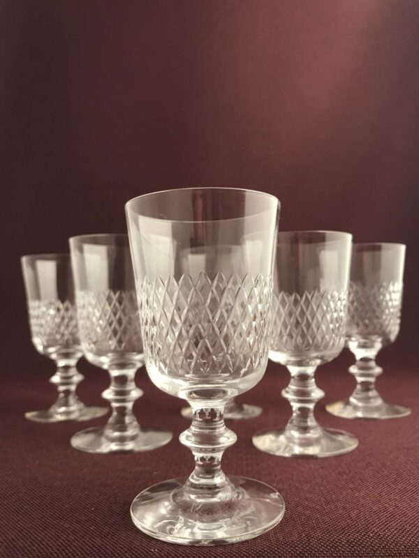 Kosta boda - Diamant - 6 st Stark vin glas design Vicke Lindstrand