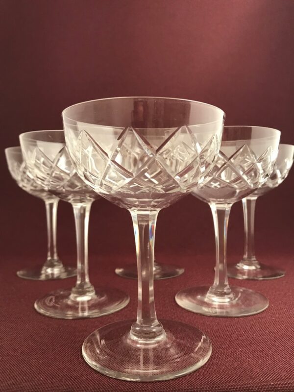 Kosta Boda - Bror 6 st Champagneglas / Coupe design Fritz Kallenberg