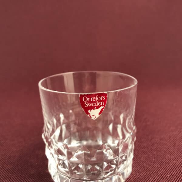 Orrefors - Silvia -litet Whiskey glas -Ingeborg Lundin