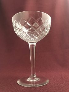 Kosta Boda - Bror - Champagneglas coupe i kristall - Vintage - Designer Fritz Kallenberg