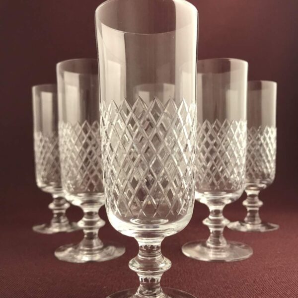 Kosta Boda - Diamant - 6 st champagne glas / strut - Design Vicke Lindstrand