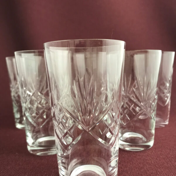 Orrefors - Helga - 6 st Selter / Whiskey glas - design Fritz Kallenberg