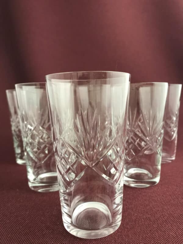 Orrefors - Helga - 6 st Selter / Whiskey glas - design Fritz Kallenberg