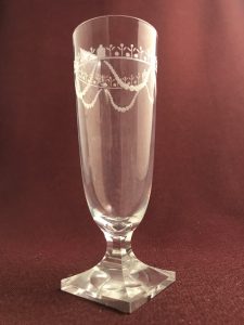 Kosta Boda Tessin – champagneglas i kristall – design Vicke Lindstrand – vintage