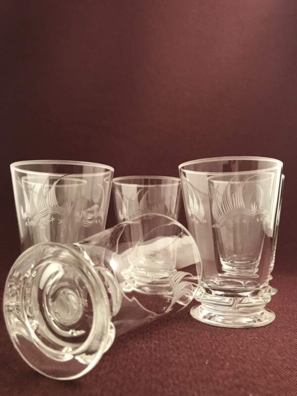 Johansfors - Uarda skeppet - 6 st Selter / Whiskey glas design Bengt Orup