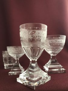 Kosta Boda - Modell 75an - Servis 24 glas i kristall, design från slutet av 1800-talet - Vintage