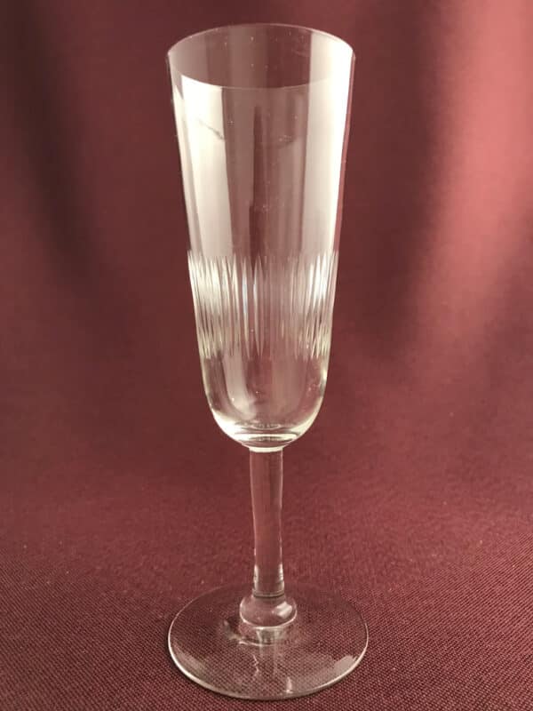 Kosta Boda - Juno - 3st Champagne glas slutet 1800 tal