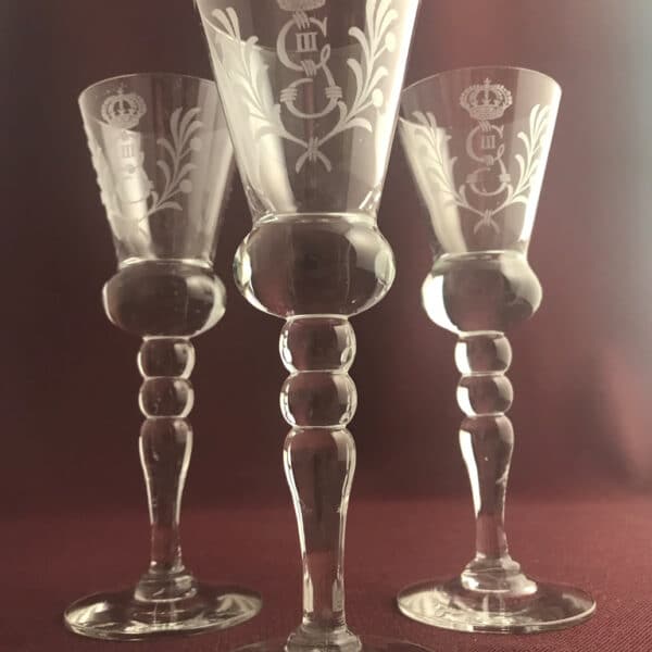 Reijmyre - Gustav III - 3st stora Snaps glas