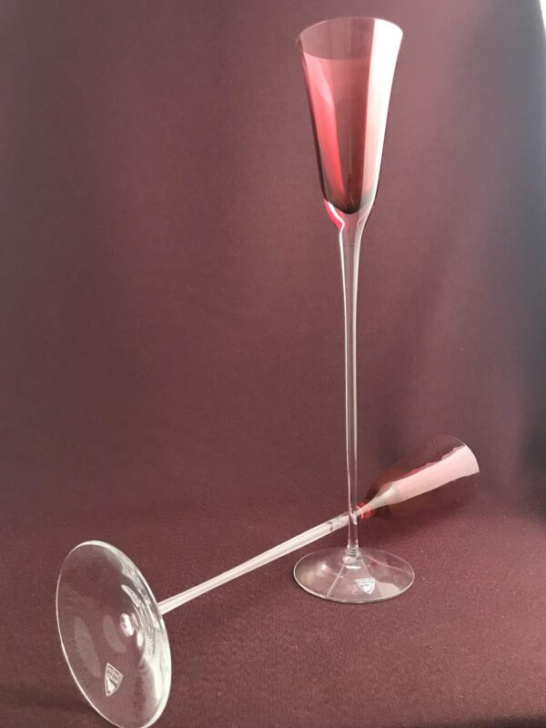 Orrefors - Fleut - 1 Par champagneglas / Strutar design Erika Lagerbielke