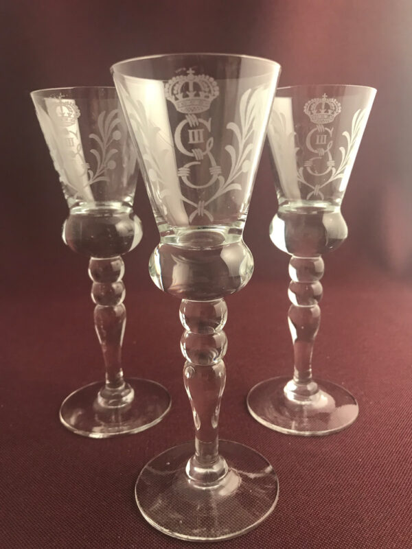 Reijmyre - Gustav III - 3st stora Snaps glas