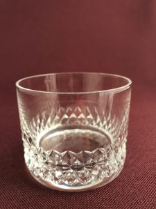 Orrefors Gustav II adolf – whiskeyglas – design Nils Landberg – vintage