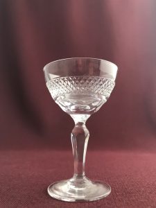 Orrefors Rio – Bred snapsglas – design Edward Hald – vintage