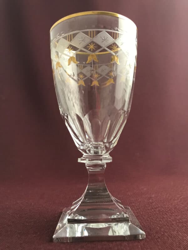 Kosta Boda - Odelberg Junior - RödVin Öl glas design sen gustaviansk