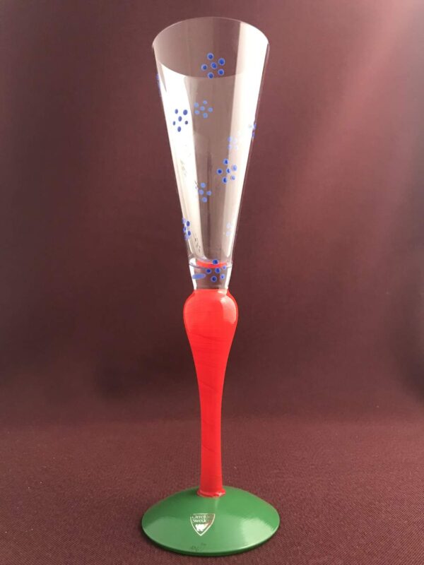 Orrefors - Clown - Champagneglas Design Anne Nilsson