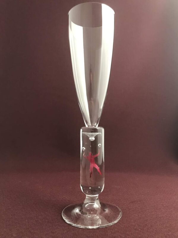 Kosta Boda Millenium Champagneglas / Strut design Bertil Vallien