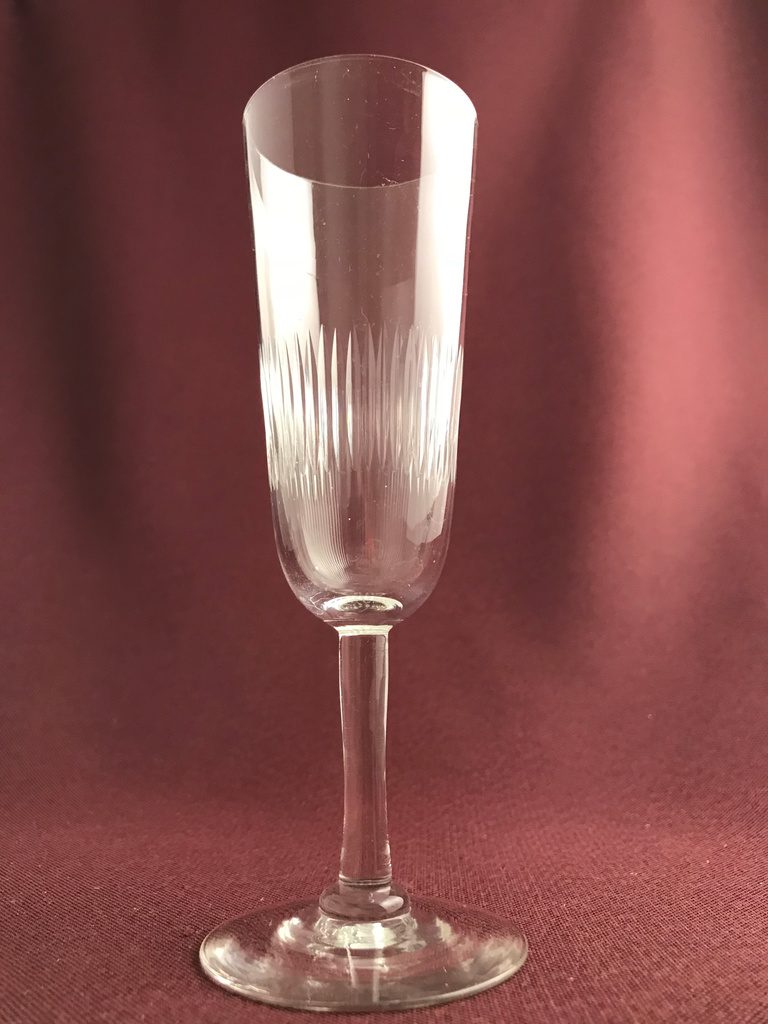 Kosta Boda - Juno - 3st Champagne glas slutet 1800 tal