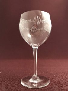 Orrefors Kerstin – starkvinsglas – design Edward Hald – vintage