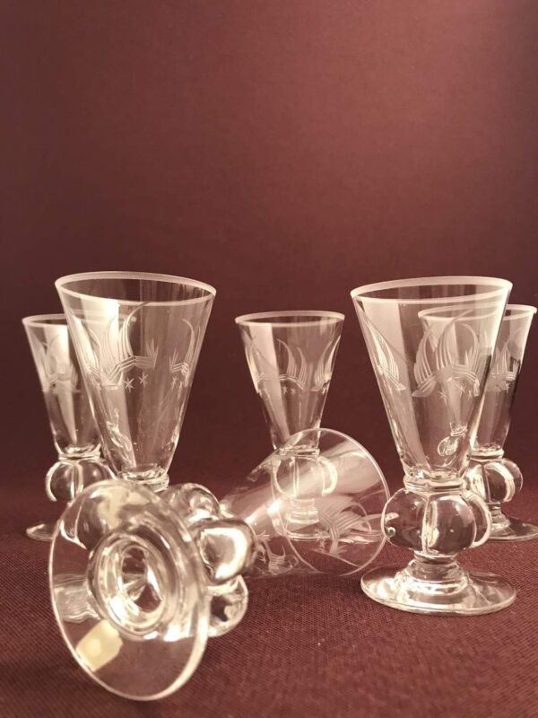 Johansfors - Uarda - 6 st Snaps glas Design Bengt Orup