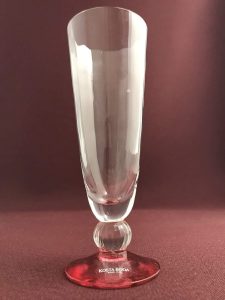 Kosta Boda Isadora – champagneglas i kristall – design Gunnel Sahlin – vintage
