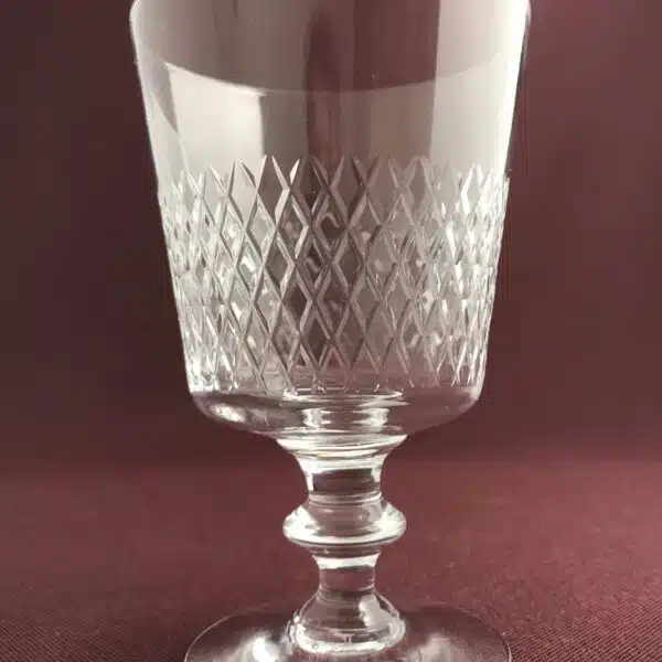 Kosta boda - Diamant - Rödvinsglas Designer Vicke Lindstrand