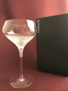 Orrefors Divine – champagneglas coupe i kristall – design Erika Lagerbielke – vintage