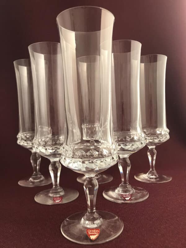 Orrefors - Silvia - 6 st Champagneglas - Ingeborg Lundin