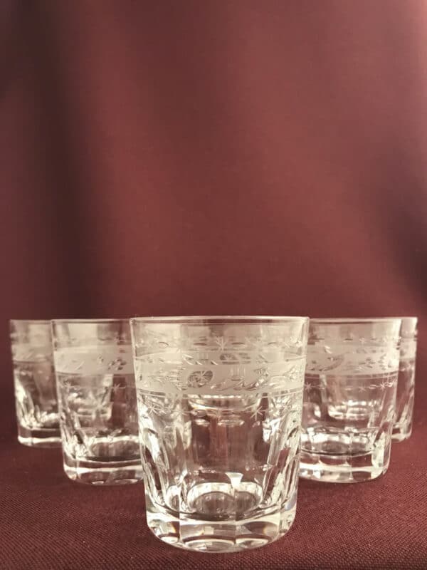 Kosta Boda - Servis 24 glas - modell 75an Design 1800 talets slut