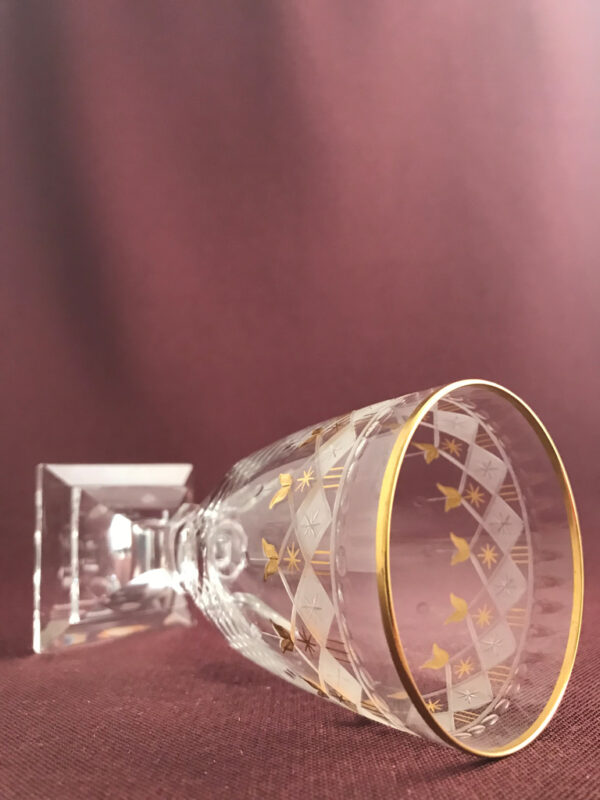 Kosta Boda - Odelberg Junior - RödVin Öl glas design sen gustaviansk