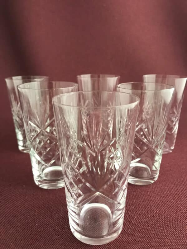 Orrefors - Helga - 6 st Selter / Whiskey glas - design Fritz Kallenberg
