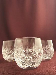 Kosta Boda Pompadour – 3 st glögg Punch glas – design Fritz Kallenberg – vintage