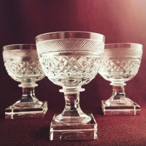 Kosta Boda Kent – 3 st martiniglas – design Elis Bergh – vintage