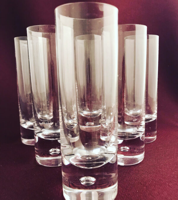 Kosta boda - Pippi - 6 st Champagneglas design Walter Hickman