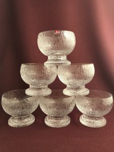Iittala-Kekkerit-Timo Sarpaneva- 6 stycken Dessertskål