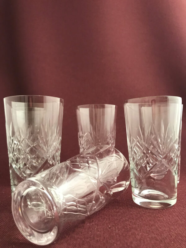 Orrefors - Helga - 6 st Selter / Whiskey glas - design Fritz Kallenberg